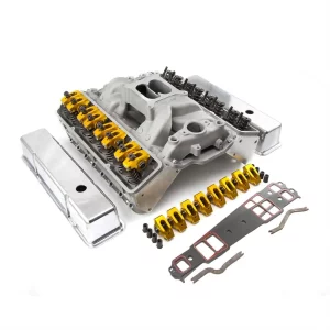 Speedmaster PCE435.1003 Fits Chevy SBC 350 Angle Plug Hyd Roller Cylinder Head Top End Engine Combo Kit