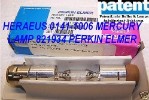 PAT/HERAEUS 0141-1006 MERCURY LAMP 821934 PERKIN ELMER
