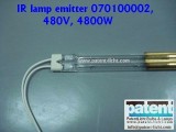 PAT/IR lamp emitter 070100002, 480V, 4800W