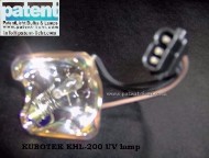 PAT/KUBOTEK KHL-200 UV lamp