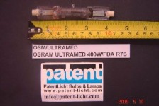 PAT/OSRAM ULTRAMED 400W FDAR75