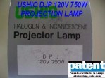 PAT/USHIO DJP 120V 750W