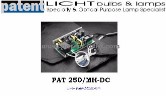 Patent 250 MH-DC lamp