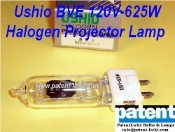 PAT/Ushio BVE 120V-625W Halogen Projector Lamp