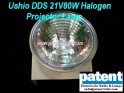 PAT/Ushio DDS 21V80W Halogen Projector Lamp