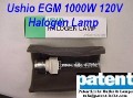 PAT/Ushio EGM 1000W 120V Halogen Lamp