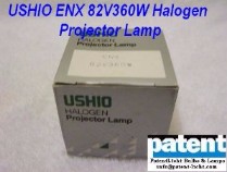 PAT/USHIO ENX 82V360W Halogen Projector Lamp