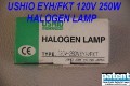 PAT/USHIO EYH/FKT 120V 250W HALOGEN LAMP
