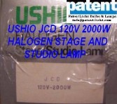 PAT/USHIO JCD 120V 2000W HALOGEN STAGE AND STUDIO LAMP