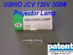 PAT/USHIO JCV 120V 300W Projector Lamp