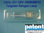 PAT/Ushio JCV 120V-1000WBM/XX Tungsten Halogen Lamp