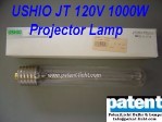 PAT/USHIO JT 120V 1000W Projector Lamp