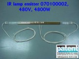 PAT/IR lamp emitter 070100002, 480V, 4800W